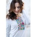 Embroidered t-shirt with long sleeves "Colours of Summer"